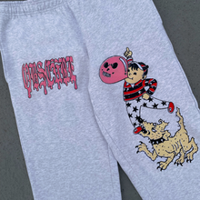 Load image into Gallery viewer, BUBBLEGUM DREAM SWEATPANTS (ASH GREY)
